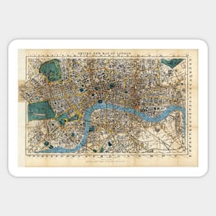 Map of London, 1860 (E056/0113) Sticker